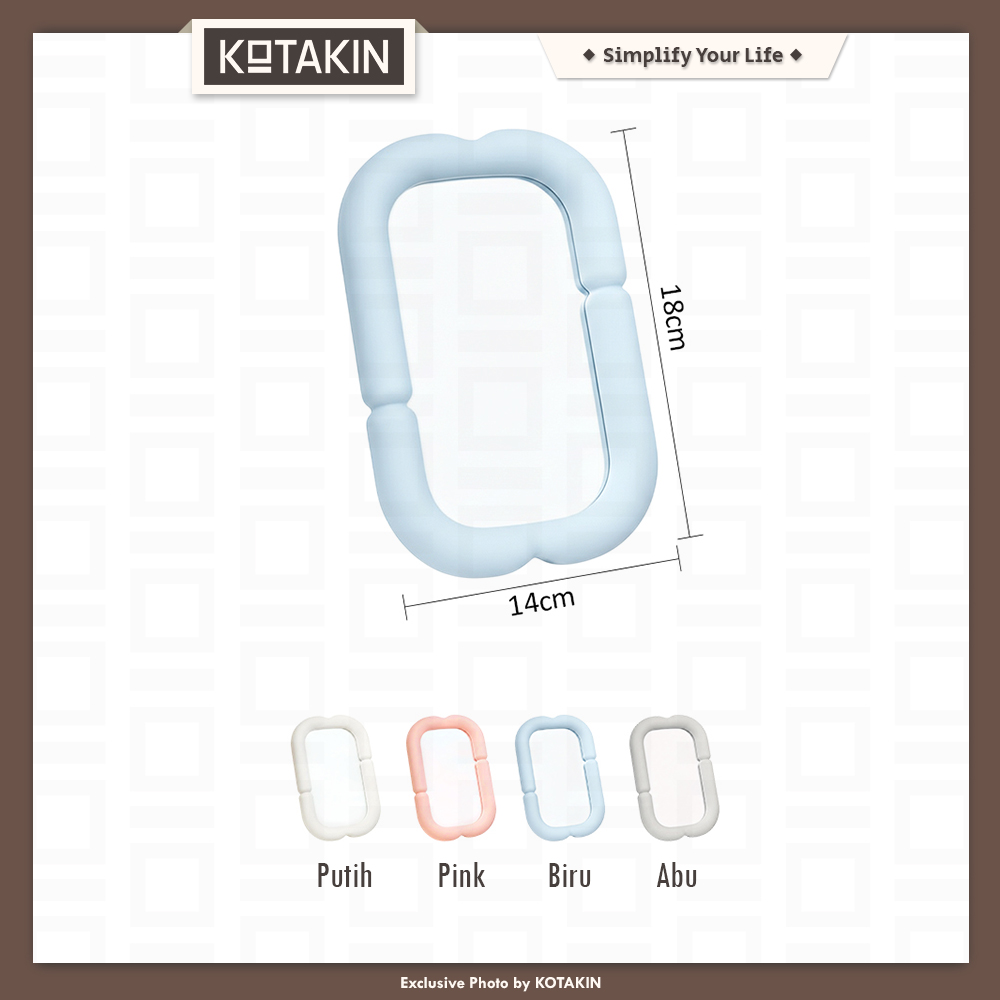 Cermin Lipat Persegi Kaca Rias Make Up